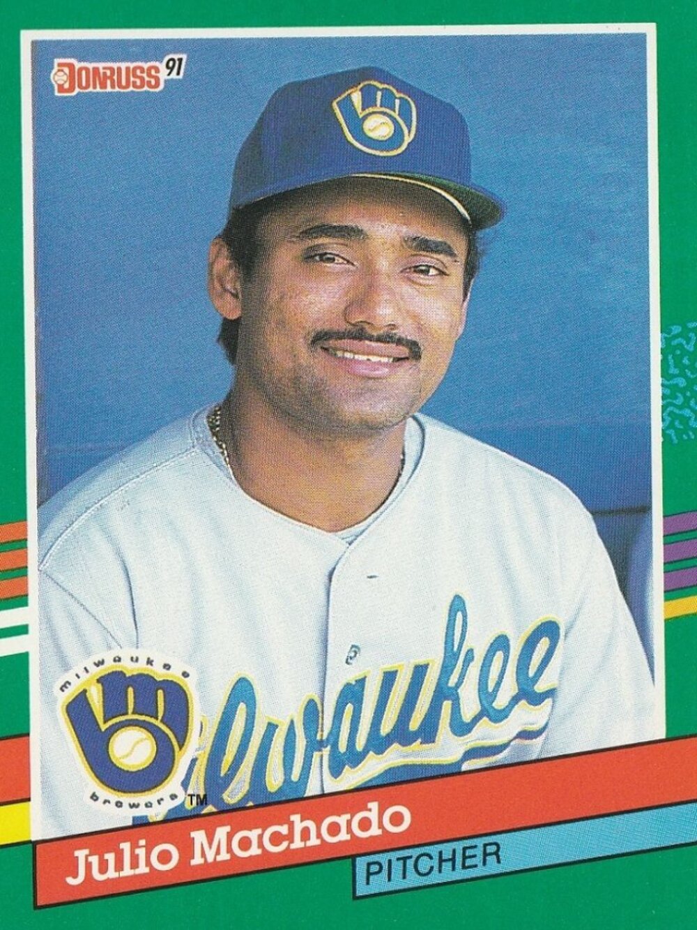 Julio Machado - Donruss 91 Baseball Card